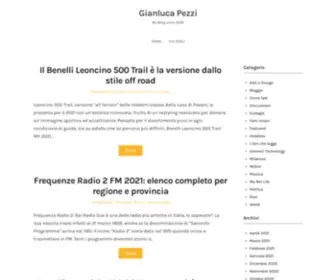 Gianlucapezzi.com(Gianluca Pezzi) Screenshot