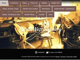 Gianniwest.com(GianniWest Saddlery) Screenshot