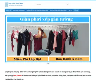 Gianphoithongminh.com(Giàn phơi quần áo thông minh) Screenshot