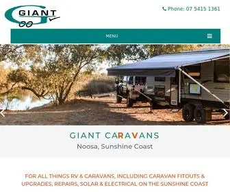 Giantcaravans.net(Giant Caravans) Screenshot