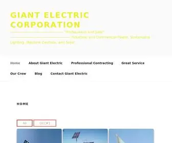 Giantelectric.net(Giant Electric Corporation) Screenshot