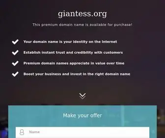Giantess.org(Domain name is for sale) Screenshot