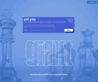 Giantgroup.com(Giant agency solutions) Screenshot