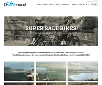 Giantnerd.com(Giantnerd Discount Premium Bikes with Factory Direct Pricing) Screenshot
