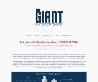 Giantoutdoorchess.com(Giant Outdoor Chess) Screenshot