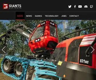 Giants-Software.com(GIANTS Software) Screenshot