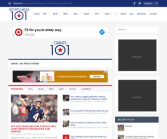 Giants101.com(Sports Media 101) Screenshot