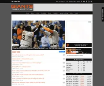 Giants365.com(San Francisco Giants News) Screenshot