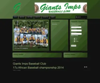 Giantsbaseball.co.za(Giantsbaseball) Screenshot