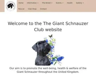 Giantschnauzerclub.co.uk(Home) Screenshot