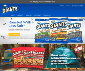 Giantseeds.com(GIANT Sunflower Seeds) Screenshot