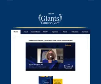 Giantsofcancercare.com(Giants of Cancer Care) Screenshot