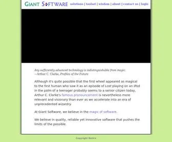 Giantsoftware.com(Giant Software) Screenshot