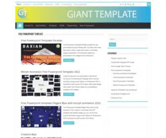 Gianttemplate.com(Download Free Powerpoint Templates and Google Slide Presentation) Screenshot