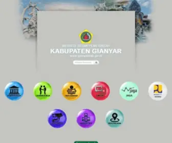 Gianyarkab.go.id(Website Resmi Pemerintah Kabupaten Gianyar) Screenshot