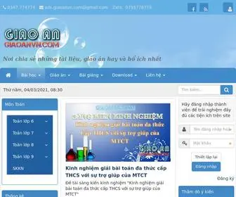 Giaoanvn.com(Giáo án mới) Screenshot