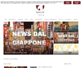 Giapponeinitalia.org(Giappone in Italia) Screenshot