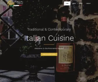 Giaristorante.com(Gia Ristorante Italiano) Screenshot