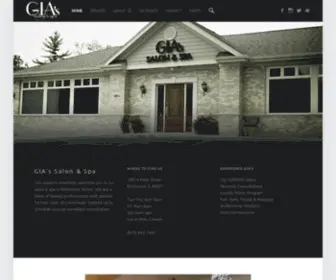 Gias-Salon.com(GIA's Salon & Spa) Screenshot