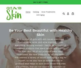 Giasskincare.com(Gia’s) Screenshot