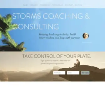 Giastorms.com(Transformative life and leadership coaching. Gia Storms Coaching & Consulting) Screenshot