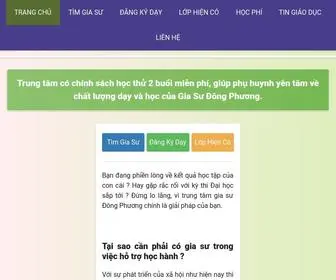 Giasudongphuong.com(Trang Chủ) Screenshot