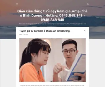 Giasugioibinhduong.org(Giáo viên đứng tuổi dạy kèm gia sư tại nhà ở Bình Dương) Screenshot