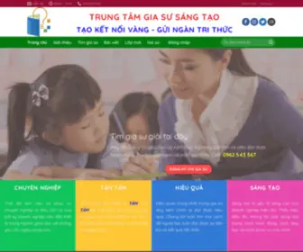 Giasusangtao.com(Gia Sư Sáng Tạo) Screenshot