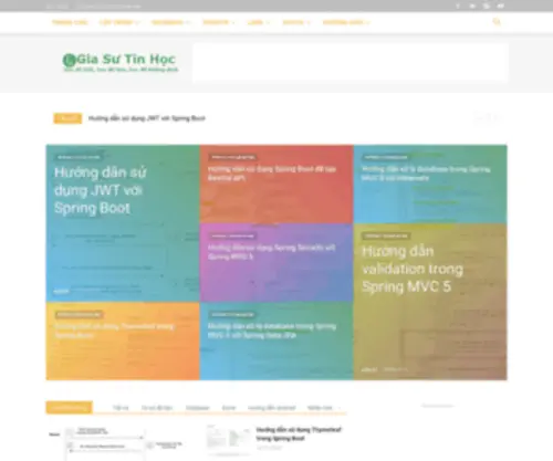Giasutinhoc.vn(Trang chủ) Screenshot