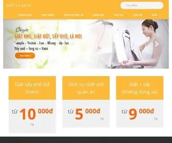 Giatlasach.net(Dịch vụ giặt là sạch) Screenshot