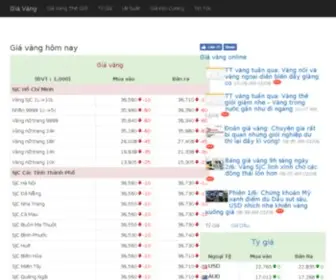 GiavangVn.org(Website gia vang hom nay) Screenshot