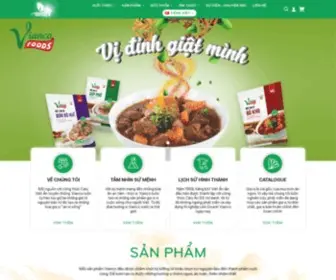 Giavivietan.com(Vianco với các sản phẩm Gia Vị Việt nổi bật từ nguyên liệu thiên nhiên) Screenshot