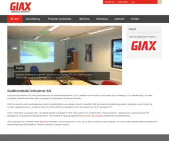 Giax.no(Gudbrandsdal Industrier AS (GIAX)) Screenshot