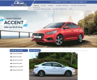 Giaxeaccent.com(Hyundai An Khánh) Screenshot