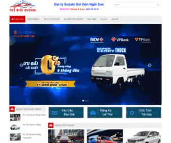 Giaxetaisuzuki.net(Đại Lý Suzuki Sài Gòn Ngôi Sao) Screenshot