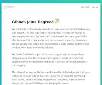 Gibbon.co(Knowledge Sharing for Teams) Screenshot