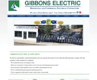 Gibbonselectric.com(Gibbons Electric) Screenshot