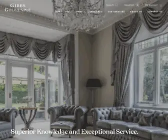 Gibbs-Gillespie.co.uk(Property Consultants & Estate Agents in Greater London and the Home Counties) Screenshot