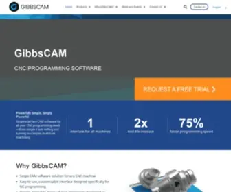 Gibbscam.com(GibbsCAM CNC Software) Screenshot