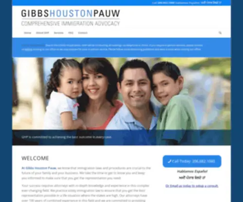 Gibbshoustonpauw.com(Immigration Attorneys) Screenshot