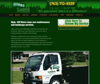 Gibbslawn.com(Gibbs Lawn and Landscaping) Screenshot