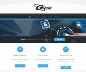 Gibim.com.br(Segurança Eletrônica) Screenshot
