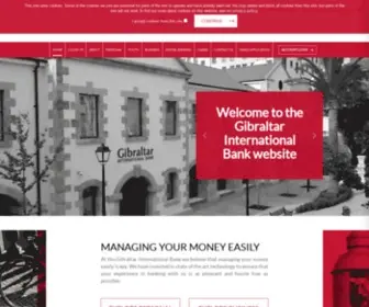 Gibintbank.gi(Gibraltar International Bank) Screenshot