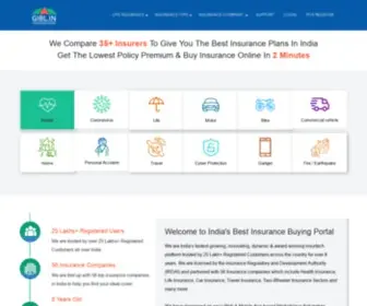 Gibl.in(Compare & Buy Insurance Online) Screenshot