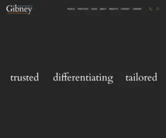 Gibney.com(Gibney Anthony & Flaherty) Screenshot