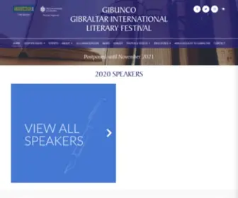 Gibraltarliteraryfestival.com(Gibraltar Literary Festival) Screenshot