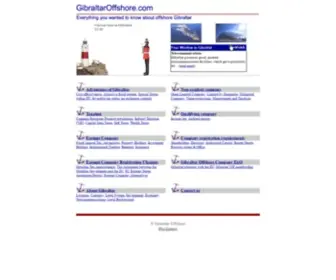 Gibraltaroffshore.com(Information on non) Screenshot