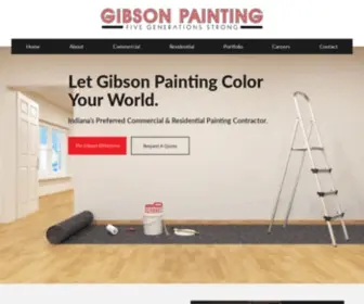 Gibson-Painting.com(Gibson Painting) Screenshot