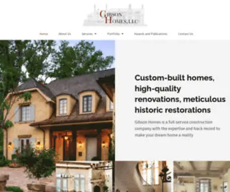 Gibsonbuilders.com(Gibson Homes) Screenshot