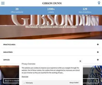 Gibsondunn.com(Gibson Dunn) Screenshot